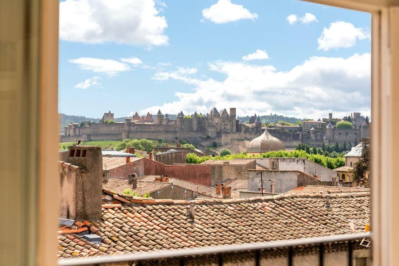 Les Cles De Laure - Wine Loft, Terrasse Et Vue Extraordinaire Sur La Cite Medievale Каркассон Экстерьер фото